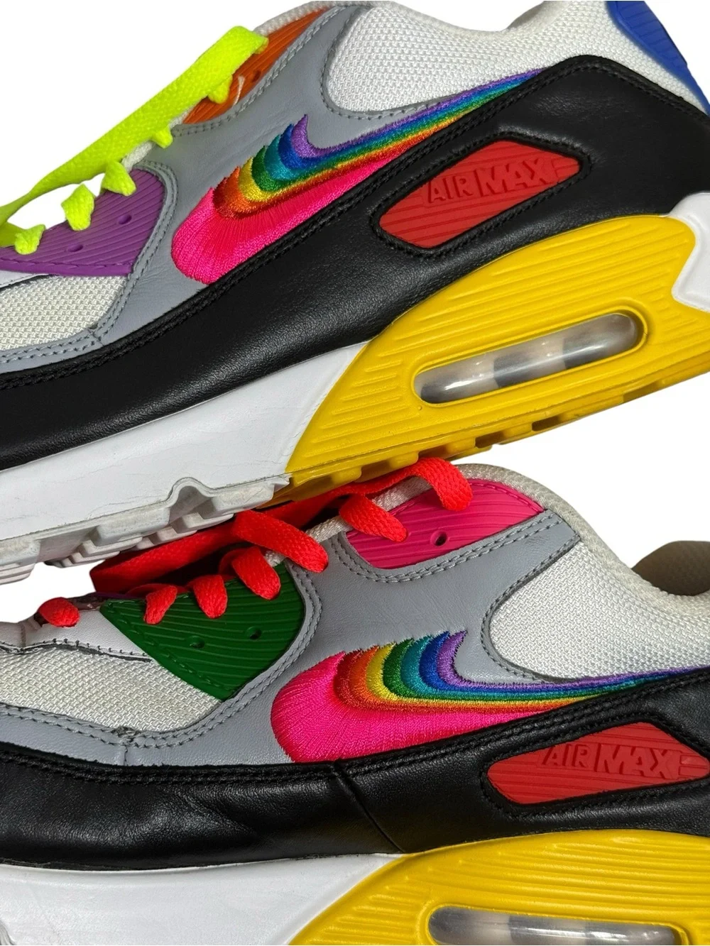 Nike Air Max 90 Be True 2019 Rainbow Pride CJ5482-100 Men's Size 12 Low Top